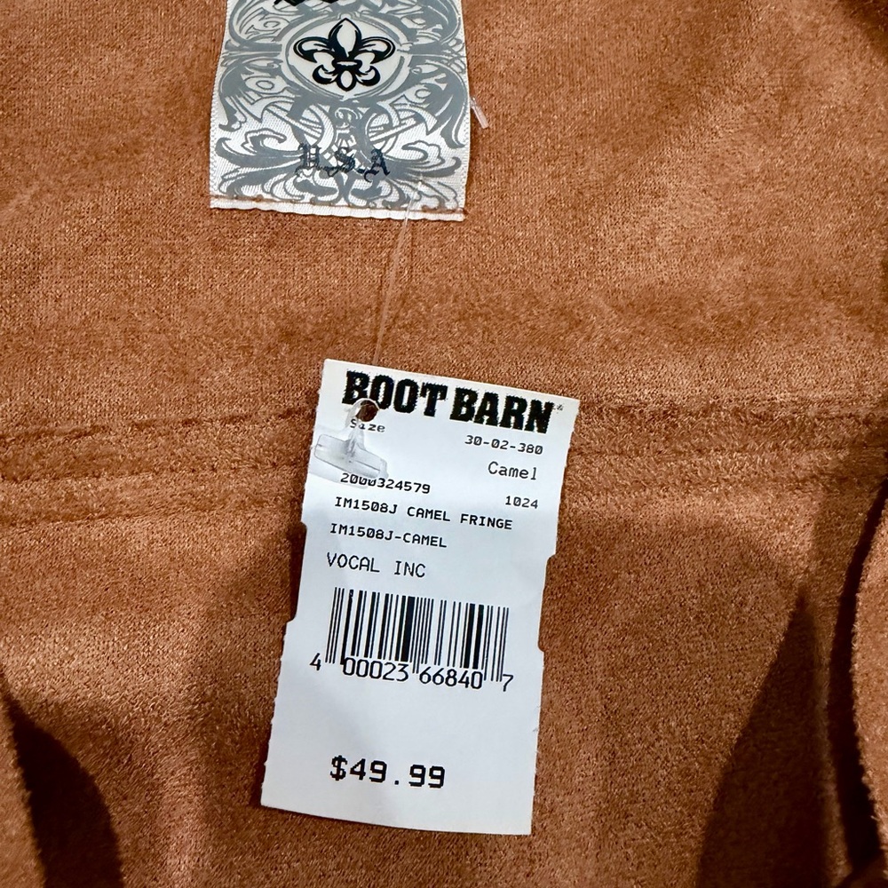 Vocal Camel Leather Jacket